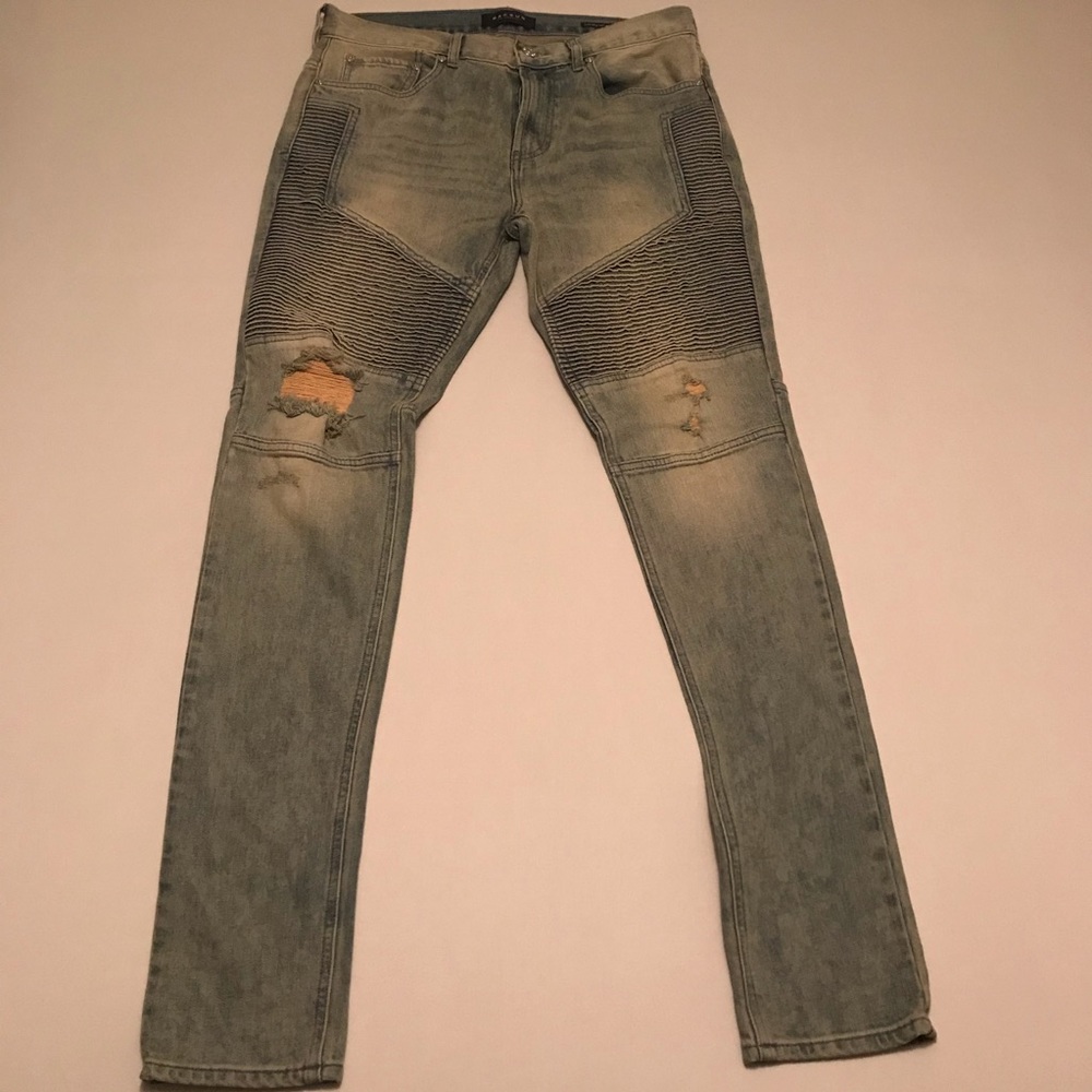 Pacsun Stacked Skinny 32 x 32 Washed Denim Jeans